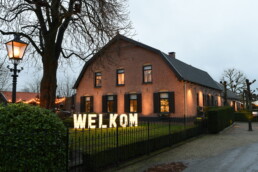 LICHTLETTERS BIJ EEN EVENEMENTEN LOCATIE