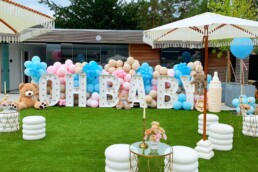 LICHTLETTERS OH BABY VOOR HET VIEREN VAN EEN BABYSHOWER
